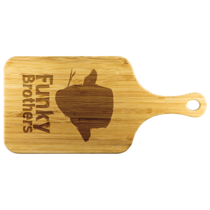 Open image in slideshow, Funky Brothers Bamboo Cutting Board
